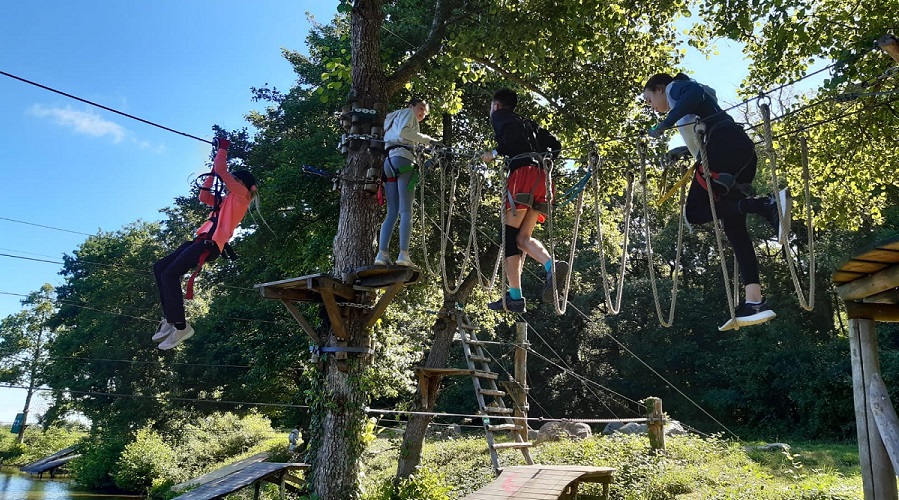 Camping activité accrobranche Vendée