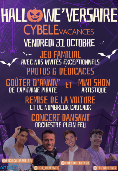 Halloweversaire Campings en Vendée | Camping L'Océan