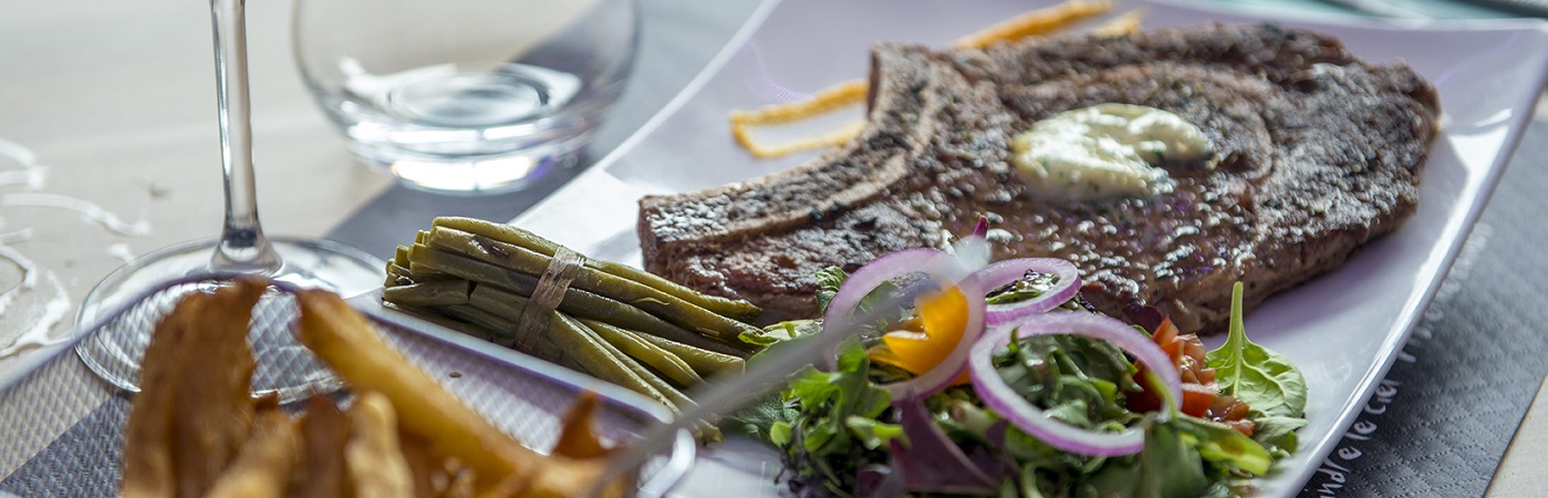 Steak frites restaurant Camping 5 étoiles Vendée